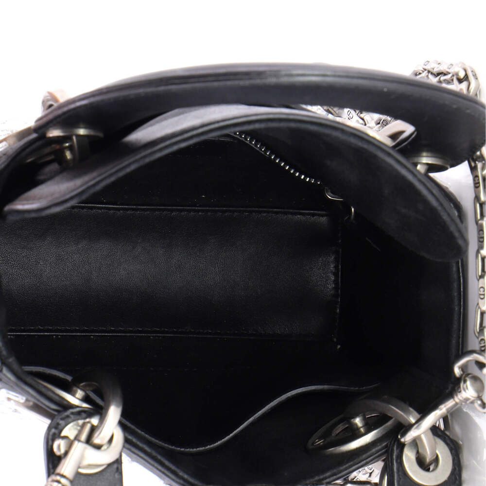 Christian Dior Mini Lady Dior Chain Bag Leather and Mirror Mosaic - Picture 5 of 6